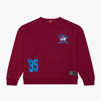Mitchell & Ness Maroon Colorado Avalanche Crewneck Sweatshirt