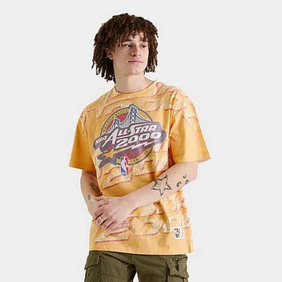 Mitchell & Ness Men's 2000 Nba All-star Showstopper Graphic T-shirt In Yellow