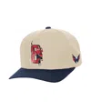 Mitchell & Ness Men's Alexander Ovechkin Cream Washington Capitals All Time Goals Pro Crown Adjustable Hat
