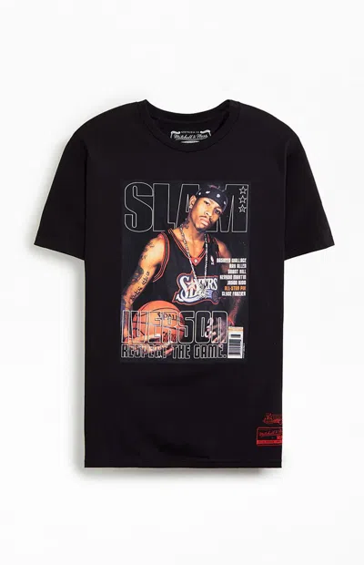 Mitchell & Ness Men's Allen Iverson Slam Mag T-shirt In Black