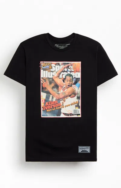 Mitchell & Ness Men's Allen Iverson Sports Illustrated T-shirt In Black