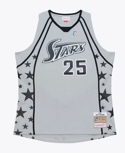 Mitchell & Ness Men's And Women's Becky Hammon Silver San Antonio Stars Court Origins 2007 Swingman Jersey In Gray