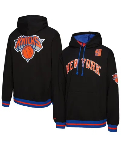 Mitchell & Ness Men's And Women's Black New York Knicks Vintage Heavyweight Hoodie