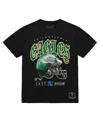 Mitchell & Ness Men's And Women's Black Philadelphia Eagles Classic Helmet T-shirt In Black