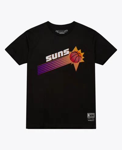 Mitchell & Ness Men's And Women's Black Phoenix Suns Hardwood Classics Arch T-shirt
