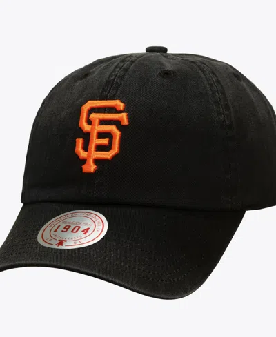 Mitchell & Ness Men's And Women's Black San Francisco Giants 1904 Soft Wash Adjustable Hat