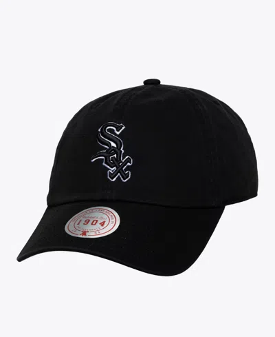 Mitchell & Ness Men's And Women's Black White Chicago White Sox 1904 Strapback Adjustable Hat