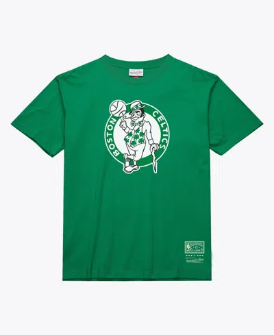 Mitchell & Ness Men's And Women's Boston Celtics Hardwood Classics Screen Print T-shirt In Green