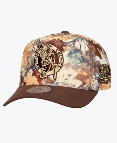 Mitchell & Ness Men's And Women's Camo Boston Celtics Leaf Camo Pro Adjustable Hat