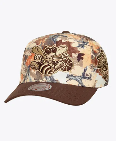 Mitchell & Ness Men's And Women's Camo Charlotte Hornets Leaf Camo Pro Adjustable Hat