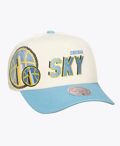 Mitchell & Ness Men's And Women's Cream Chicago Sky Big Time Pro Crown Adjustable Hat