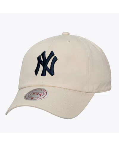 Mitchell & Ness Men's And Women's Cream New York Yankees Off-season 1904 Strapback Adjustable Hat In Neutral