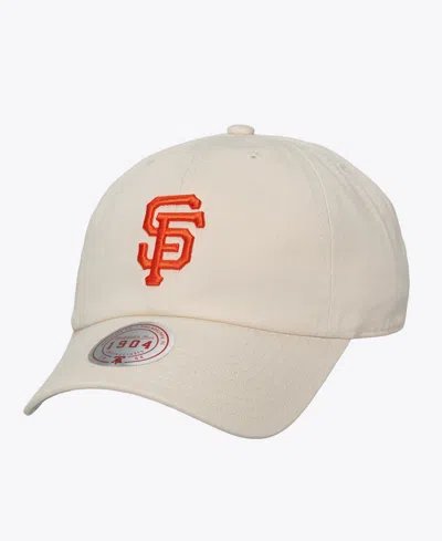 Mitchell & Ness Men's And Women's Cream San Francisco Giants Off-season 1904 Strapback Adjustable Hat In Neutral
