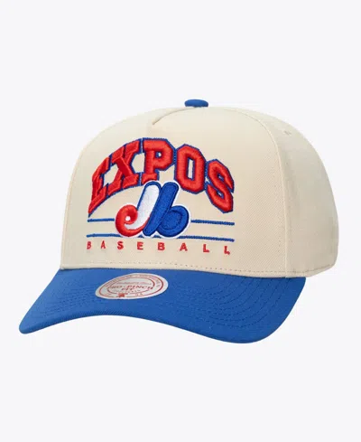 Mitchell & Ness Men's And Women's Montreal Expos Retro Adjustable Baseball Cap In Gray