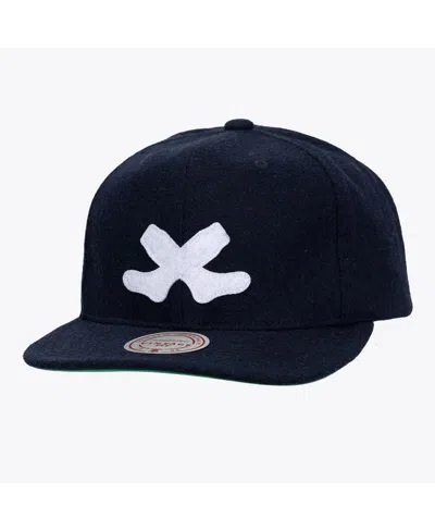 Mitchell & Ness Men's And Women's Navy Chicago White Sox Vintage Fit Melton Wool Adjustable Hat In Blue