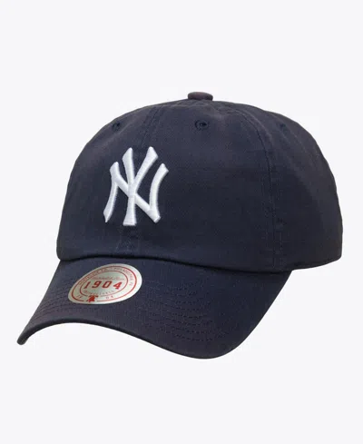 Mitchell & Ness Men's And Women's Navy New York Yankees 1904 Soft Wash Adjustable Hat In Blue