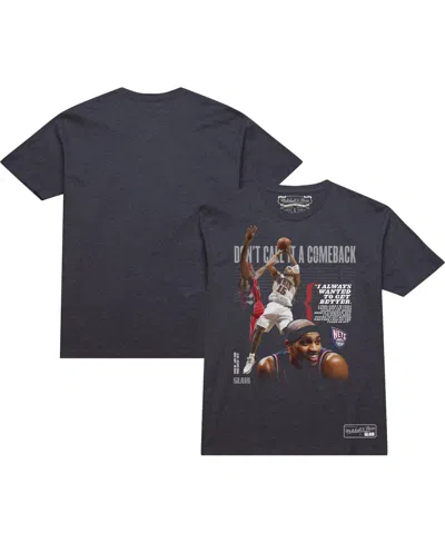 Mitchell & Ness Men's And Women's New Jersey Nets Vince Carter Don't Call It A Comeback T-shirt In Animal Print