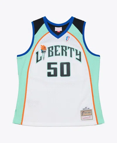 Mitchell & Ness Men's And Women's Rebecca Lobo White New York Liberty Court Origins Swingman Jersey In Multi