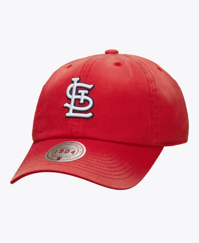 Mitchell & Ness Men's And Women's Red St. Louis Cardinals 1904 Soft Wash Adjustable Hat