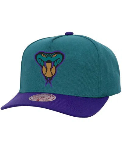 Mitchell & Ness Men's And Women's Teal Arizona Diamondbacks Basic Coop Pro Adjustable Hat