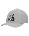 Mitchell & Ness Men's And Women'sâ Gray Chicago White Sox Basic Coop Pro Adjustable Hat In Gray