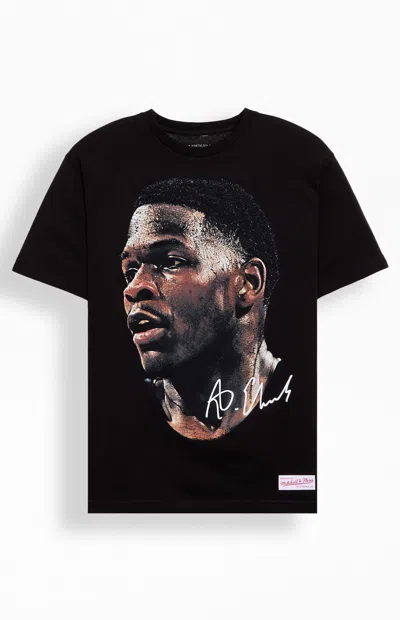 Mitchell & Ness Men's Anthony Edwards Big Head T-shirt In Black