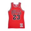 Mitchell & Ness Men's Basketball Nba Authentic Jersey Hardwood Classics No 23 Michael Jordan 1997-98 Chibul Road Red In Red