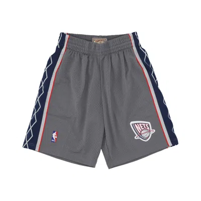 Mitchell & Ness New Jersey Nets Silver 2004 Shorts In Multi