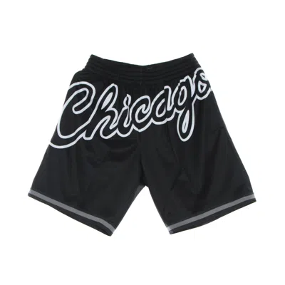 Mitchell & Ness Men's Basketball Shorts Nba Big Face 3.0 Fashion Short Hardwood Classics Chibul In Black