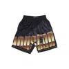 Mitchell & Ness Men's Basketball Shorts Nba Big Face 4.0 Fashion Short Hardwood Classics Saaspu In Black