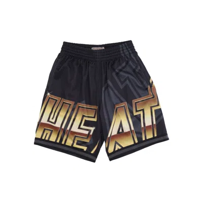 Mitchell & Ness Men's Basketball Shorts Nba Big Face 4.0 Fashion Short Hardwood Classics Miahea Black/original Team 