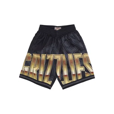 Mitchell & Ness Men's Basketball Shorts Nba Big Face 4.0 Fashion Short Hardwood Classics Vangri In Black