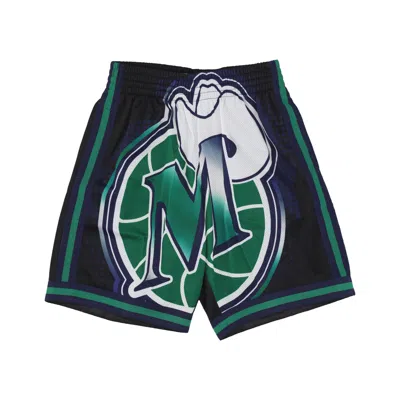 Mitchell & Ness Men's Basketball Shorts Nba Big Face 7.0 Fashion Short Dalmav Black