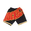 Mitchell & Ness Houston Rockets Shorts In Black