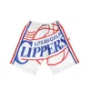 Mitchell & Ness Men's Basketball Shorts Nba Big Face Blown Out Fashion Short Hardwood Classics Loscli White/original In White