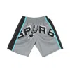 Mitchell & Ness Men's Basketball Shorts Nba Big Face Blown Out Fashion Short Hardwood Classics Saaspu Grey/original  In Gray