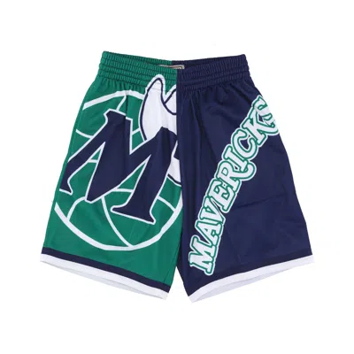 Mitchell & Ness Men's Basketball Shorts Nba Big Face Fashion Shorts 5.0 Hardwood Classics Dalmav Green