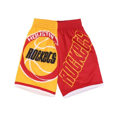 Mitchell & Ness Men's Basketball Shorts Nba Big Face Fashion Shorts 5.0 Hardwood Classics Houroc Yellow