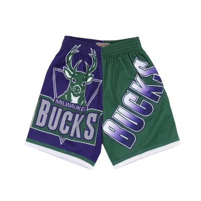 Mitchell & Ness Men's Basketball Shorts Nba Big Face Fashion Shorts 5.0 Hardwood Classics Milbuc Purple