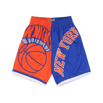 Mitchell & Ness Men's Basketball Shorts Nba Big Face Fashion Shorts 5.0 Hardwood Classics Neykni Blue