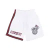 Mitchell & Ness Men's Basketball Shorts Nba Cracked Cement Swingman Short 1996 Miahea White In White