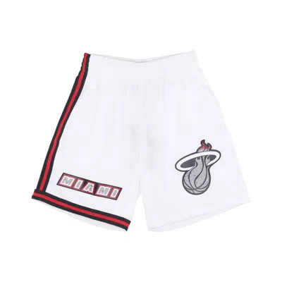 Mitchell & Ness Men's Basketball Shorts Nba Cracked Cement Swingman Short 1996 Miahea White