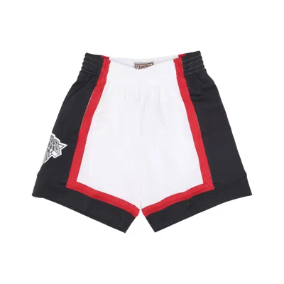 Mitchell & Ness Men's Basketball Shorts Nba Cracked Cement Swingman Short 1996 Neykni In White