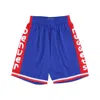 Mitchell & Ness Men's Basketball Shorts Nba Dark Shorts Hardwood Classics Dennug In Original Team Colors