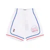 Mitchell & Ness Men's Basketball Shorts Nba Hwc Shorts 2007 Detpis In White/original Team Colors
