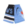 Mitchell & Ness Men's Basketball Shorts Nba Jumbotron 3.0 Shorts Clecav Multi/white In Blue