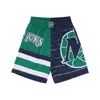 Mitchell & Ness Men's Basketball Shorts Nba Jumbotron 3.0 Shorts Dalmav Multi/white In Blue