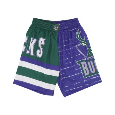 Mitchell & Ness Men's Basketball Shorts Nba Jumbotron 3.0 Shorts Milbuc Multi/white