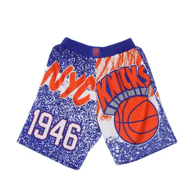 Mitchell & Ness Men's Basketball Shorts Nba Jumbotron Sublimated Mesh Shorts Hardwood Classics Neykni Royal/original In Multi