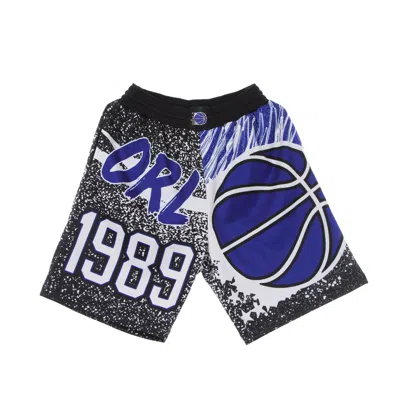 Mitchell & Ness Men's Basketball Shorts Nba Jumbotron Sublimated Mesh Shorts Hardwood Classics Orlmag Black/original